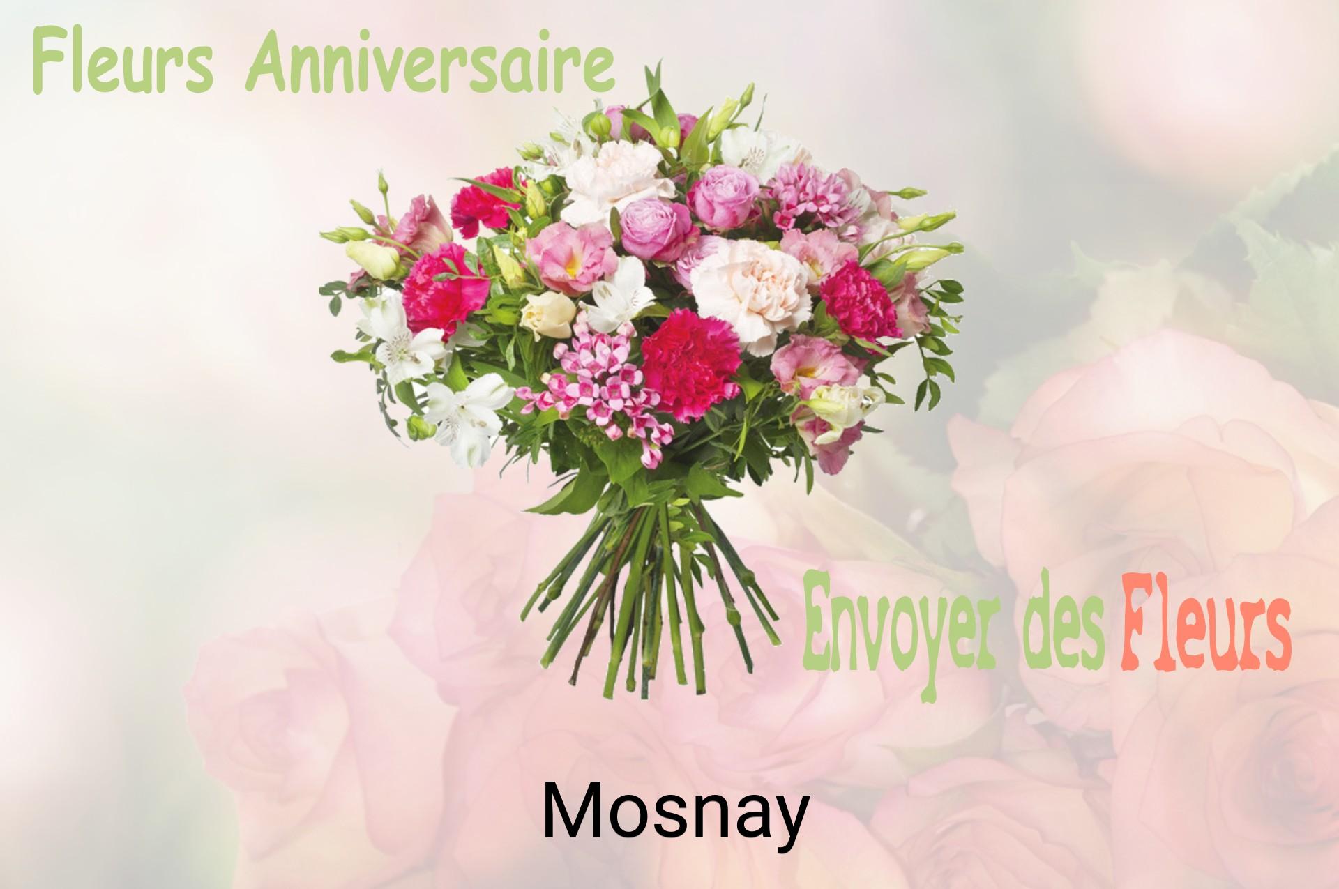 Bouquet de fleurs d’anniversaire livré à Mosnay